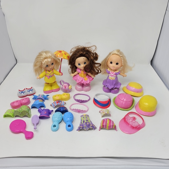 Fisher-Price | Toys | Fisher Price Snap N Style 3 Doll Lot Clothes ...